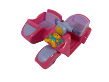 Fisher Price Little People 2007 Pink Scooter Motorcycle w/ Sidecar for sale  Shipping to South Africa