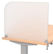 Divisória divisória para mesas de estudante/escritório acrílico fosco braçadeira 29” L x 22” A, usado comprar usado  Enviando para Brazil