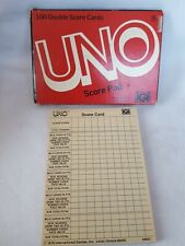 Usado,  Vintage 1978 UNO Jogo de Cartas Refil de Bloco de Pontuação Dupla - 99 páginas!  Excelente comprar usado  Enviando para Brazil