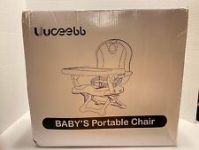 Cadeira alta portátil para bebês e crianças pequenas, assento elevatório para mesa, ajustável comprar usado  Enviando para Brazil