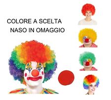 Parrucca clown riccia usato  San Damiano D Asti