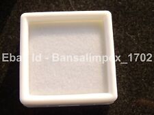 60 Pcs  4 x 4 Cm White Gem Display plastic box Storage for Gems / Diamonds for sale  Shipping to South Africa