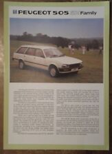 Peugeot 505 family for sale  BENFLEET