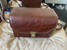 Used, Vintage Leather Film Camera Bag for sale  Shipping to South Africa