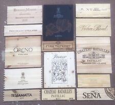 Usado, Caja de vino de madera lote de 14 paneles caja termina francés NAPA. Pared de sótano de 3x3 segunda mano  Embacar hacia Argentina