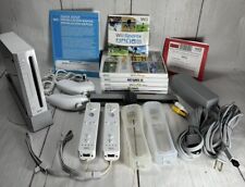 Consola Wii Paquete 6 Juegos Lote con Wii Deportes y Controladores RVL-001 GameCube segunda mano  Embacar hacia Mexico