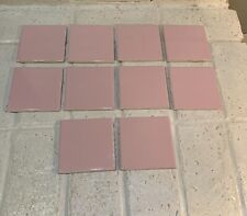 Vintage Florida Tile Pink Ceramic Tiles 4 3/8"  Lot of 10  Over 200 Available for sale  Shipping to South Africa