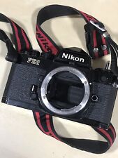 Câmera de Filme 35mm SLR Vintage Nikon FE2 Apenas Corpo da Câmera - Preta - comprar usado  Enviando para Brazil