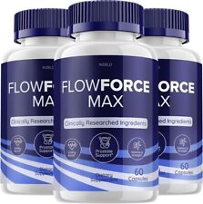 Flow Force Max - Comprimidos de suplemento de vitalidade masculina vegana - 180 cápsulas comprar usado  Enviando para Brazil