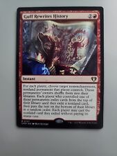 MTG Guff Rewrites History Commander Masters 0737 Regular Rare, used for sale  Shipping to South Africa