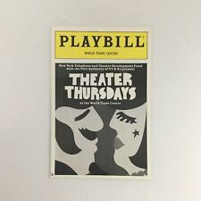 1989 playbill trade for sale  Mc Afee
