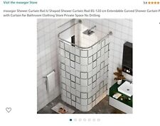 Shape shower curtain for sale  LEIGH