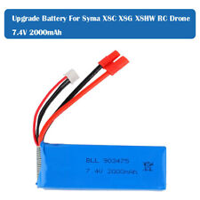 Bateria Lipoly 7.4V 2000Mah para Syma X8 X8C X8W X8G peça de reposição de atualização de drone de controle remoto! comprar usado  Enviando para Brazil