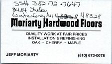 Jeff moriarty hardwood for sale  Flushing