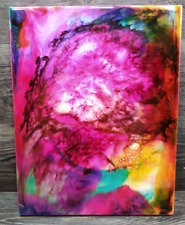 abstract acrylic pour painting original 14 x for sale  Shipping to Canada