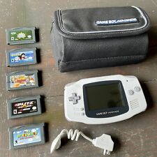 Consola de juegos Nintendo Game Boy Advance - blanca con 5 juegos + luz + estuche segunda mano  Embacar hacia Argentina