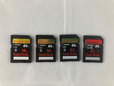 SanDisk SD Cards (4): ExtremePro 16GB (2), 32GB (1); Extreme 32GB (1): SD HC-1 for sale  Shipping to South Africa