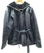 ladies black leather coat for sale  Traverse City