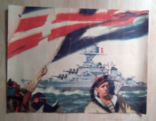 Affiche ancienne marine d'occasion  Montargis