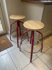 Two bar stools for sale  LEICESTER