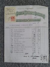 1923 billhead philip for sale  HARLOW