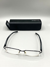 Tag Heuer Black Half Rim Eyeglasses TH 8204 006 54[]18 140 w/ Case - Great!!, used for sale  Shipping to South Africa