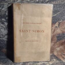 Os Grandes Escritores Franceses: Saint-Simon por Gaston Boissier -1899 -2ª Edição Brochura comprar usado  Enviando para Brazil