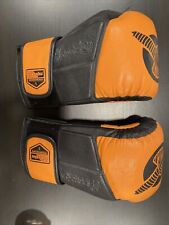 Usado, Luvas de boxe Hayabusa Tokushu, couro laranja queimado usado 'Regenesis' 14 oz comprar usado  Enviando para Brazil