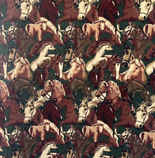 Horse print fabric for sale  Oklahoma City