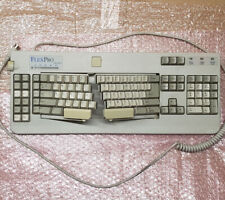 Vintage 1990s Keytronic FlexPro tented ergonomic keyboard w/ DIN5 cable, tested, used for sale  Shipping to South Africa