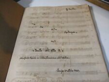 manoscritto musicale usato  Ragusa