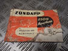 Zundapp 250s super for sale  NEWCASTLE