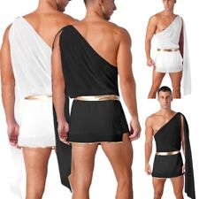 Fantasia masculina antiga grega romana toga fantasia Halloween fantasia vestido máscara comprar usado  Enviando para Brazil