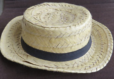 Kids straw boater for sale  LEWES