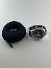Relógio Oakley calibre 12 aço inoxidável escovado mostrador preto máquina de 10-057 minutos comprar usado  Enviando para Brazil