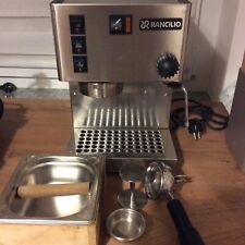 Máquina de espresso Rancilio Silvia, máquina portadora de tamiz, usado segunda mano  Embacar hacia Mexico