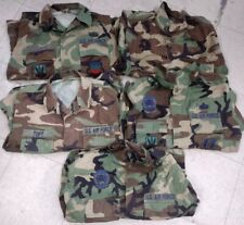 Lote de 5 Camisas de Uso Militar Floresta BDU Uniforme Camuflagem Médio Longo comprar usado  Enviando para Brazil