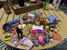 Lote de várias bonecas femininas brinquedos figos e acessórios Barbie My Little Pony cachorros comprar usado  Enviando para Brazil