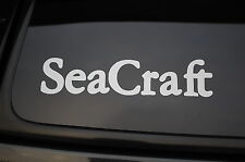 Seacraft Fishing Boat Vinyl Sticker Decal Choose Color And Size!! Fish (V158) for sale  Shipping to South Africa