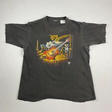 VINTAGE 1991 The Big Sound Country Music Band Faded Black T-Shirt sz Medium Men, used for sale  Shipping to South Africa