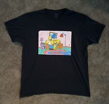Camiseta Os Simpsons Feita à Mão Tamanho XL Preta Pintura Puff Sofá Mordaça Homer Bart comprar usado  Enviando para Brazil