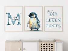 Pinguin wandbilder set gebraucht kaufen  Kirchheim b.München
