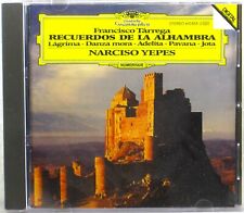 Usado, Guitarra DGG F. Tarrega NARCISO YEPES (CD, 1987, W ALEMANIA, PLATA COMPLETA) 410 655-2 segunda mano  Embacar hacia Argentina