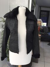 Veste jean fourrée d'occasion  Andeville