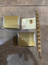 Brazalete de oración Avon y los Diez Mandamientos de colección tono dorado eslabón joyería religiosa segunda mano  Embacar hacia Mexico