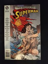 Death of Superman-TPB/ Newsstand- 1st Print/ Look Pics & Read/ DCU-1992...... for sale  Shipping to South Africa