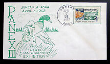 1962 PANEX III COVER Gastineau Philatelic Society Juneau AK US 1150 4c selo, usado comprar usado  Enviando para Brazil