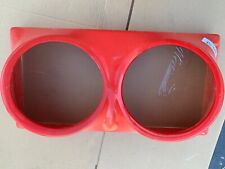 Used, SCRATCHED/DENTED DOUBLE 10  fiberglass speaker box FACEPLATE MDF RED F210-58 for sale  Shipping to South Africa