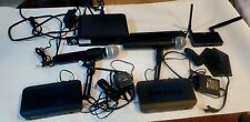 Shure 2 Wireless Microphones BLX4R Receiver Rack Mount Package for sale  Shipping to South Africa
