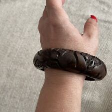 Brown wooden bangle for sale  LONDON